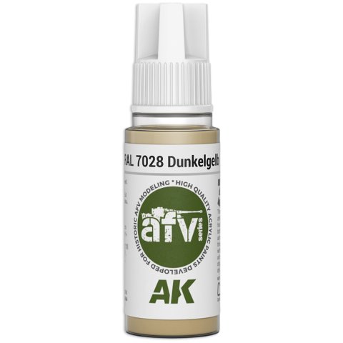 Краска AK Interactive AFV: RAL 7028 Dunkelgelb (Variant) AK11320 (18 мл)