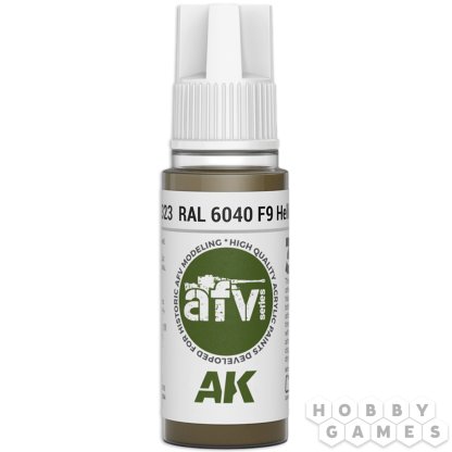 Краска AK Interactive AFV: RAL 6040 F9 Helloliv AK11323 (18 мл)