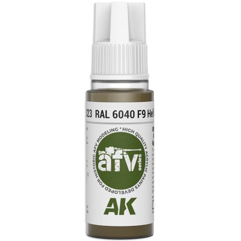 Краска AK Interactive AFV: RAL 6040 F9 Helloliv AK11323 (18 мл)