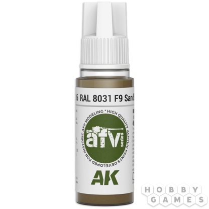 Краска AK Interactive AFV: RAL 8031 F9 Sandbraun AK11326 (18 мл)