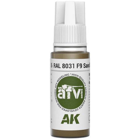 Краска AK Interactive AFV: RAL 8031 F9 Sandbraun AK11326 (18 мл)