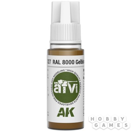 Краска AK Interactive AFV: RAL 8000 Gelbbraun AK11327 (18 мл)