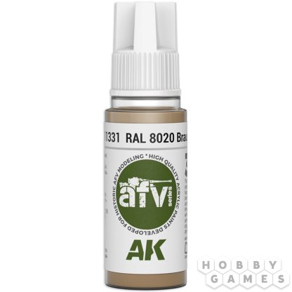 Краска AK Interactive AFV: RAL 8020 Braun AK11331 (18 мл)