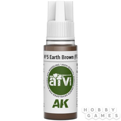 Краска AK Interactive AFV: №5 Earth Brown AK11336 (18 мл)