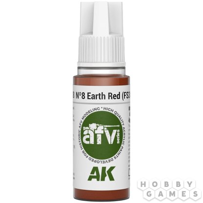 Краска AK Interactive AFV: №8 Earth Red AK11338 (18 мл)
