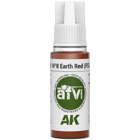 Краска AK Interactive AFV: №8 Earth Red AK11338 (18 мл)
