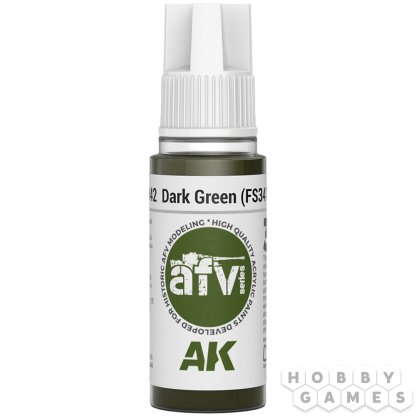 Краска AK Interactive AFV: Dark green AK11342 (18 мл)