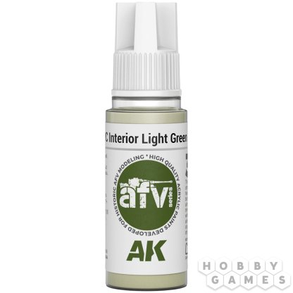 Краска AK Interactive AFV: APC Interior Light Green AK11345 (18 мл)