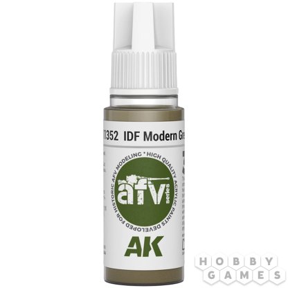 Краска AK Interactive AFV: IDF Modern Grey AK11352 (18 мл)