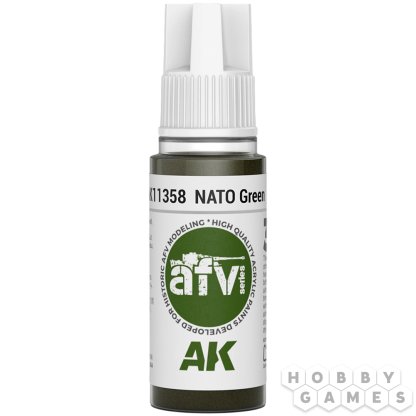 Краска AK Interactive AFV: NATO Green (18 мл)
