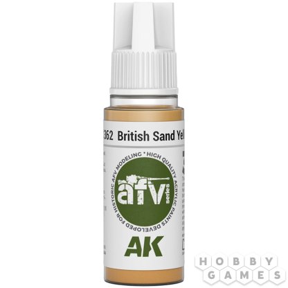 Краска AK Interactive AFV: British Sand Yellow AK11362 (18 мл)