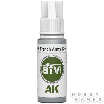 Краска AK Interactive AFV: French Army Grey-Blue AK11365 (18 мл)