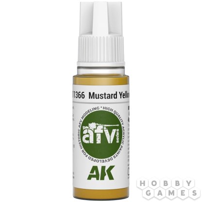 Краска AK Interactive AFV: Mustard Yellow AK11366 (18 мл)