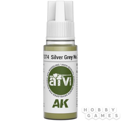 Краска AK Interactive AFV: Silver Grey No.28 AK11374 (18 мл)