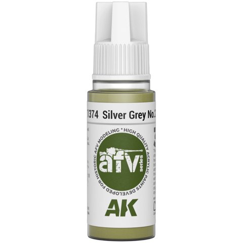 Краска AK Interactive AFV: Silver Grey No.28 AK11374 (18 мл)