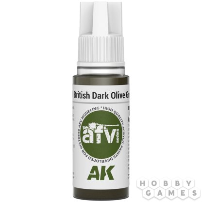 Краска AK Interactive AFV: British Dark Olive Green PFI AK11381 (18 мл)