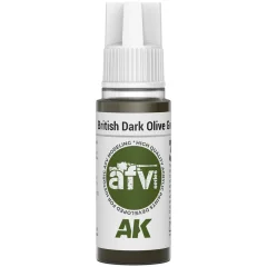 Краска AK Interactive AFV: British Dark Olive Green PFI AK11381 (18 мл)