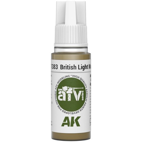 Краска AK Interactive AFV: British Light Mud AK11383 (18 мл)
