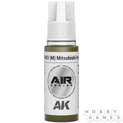 Краска AK Interactive AIR: IJN M3 (M) Mitsubishi Interior Green AK11896 (18 мл)