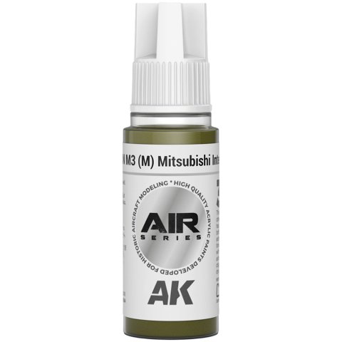 Краска AK Interactive AIR: IJN M3 (M) Mitsubishi Interior Green AK11896 (18 мл)