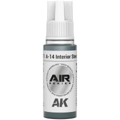 Краска AK Interactive AIR: A-14 Interior Steel Grey AK11911 (18 мл)