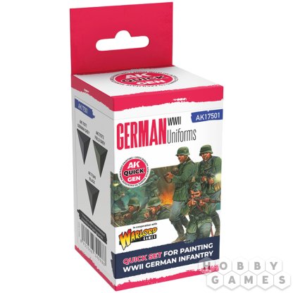 Набор красок AK Interactive Quick Gen: German Uniforms AK17501
