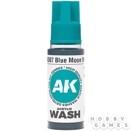 Краска AK Interactive Acrylic Wash: Blue Moon Wash AK19307 (18 мл)