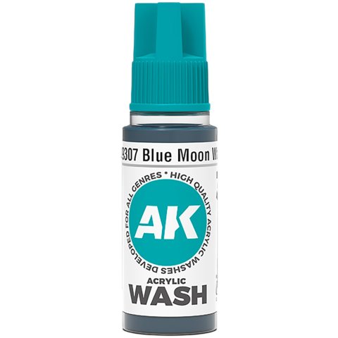 Краска AK Interactive Acrylic Wash: Blue Moon Wash AK19307 (18 мл)
