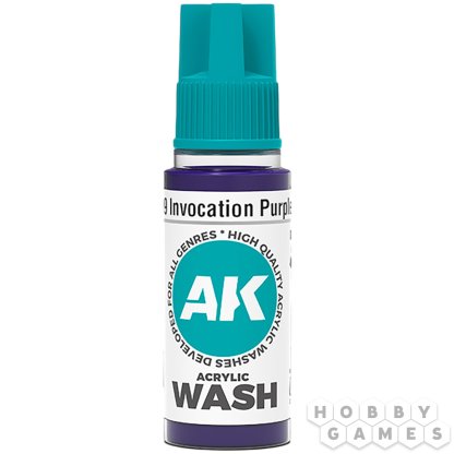 Краска AK Interactive Acrylic Wash: Invocation Purple Wash AK19309 (18 мл)