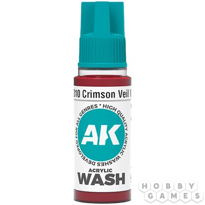 Краска AK Interactive Acrylic Wash: Crimson Veil Wash AK19310 (18 мл)