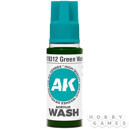 Краска AK Interactive Acrylic Wash: Green Wash AK19312 (18 мл)