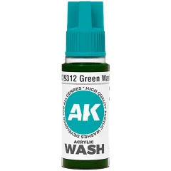 Краска AK Interactive Acrylic Wash: Green Wash AK19312 (18 мл)
