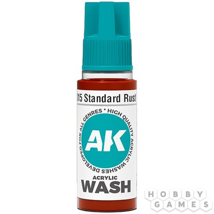 Краска AK Interactive Acrylic Washes: Standard Rust Wash AK19315 (18 мл)