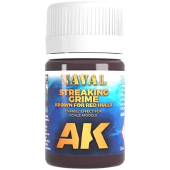 Краска AK Interactive Effects: Brown Streaking Grime For Red Hulls AK304 (35 мл)