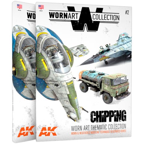 Руководство AK Interactive Worn Art Collection: Chipping
