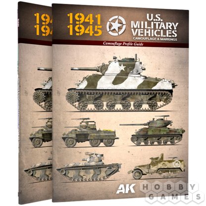 Руководство AK Interactive American Military Vehicles: Camouflage Profile Guide
