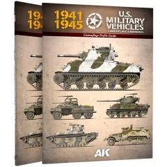 Руководство AK Interactive American Military Vehicles: Camouflage Profile Guide