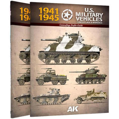 Руководство AK Interactive American Military Vehicles: Camouflage Profile Guide