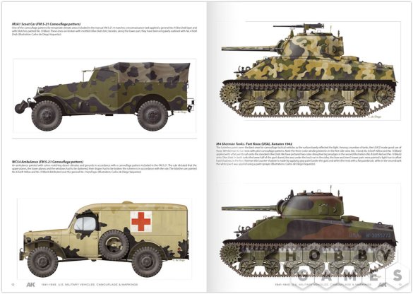 Руководство AK Interactive American Military Vehicles: Camouflage Profile Guide фото 3