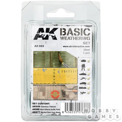 Набор красок AK Interactive: Basic Weathering Set AK688