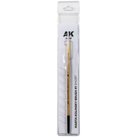 Кисть AK Marta Kolinsky Brush 1: Short