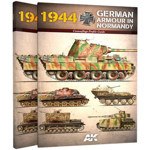 Руководство AK Interactive 1944 German Armour in Normandy: Camouflage Profile Guide