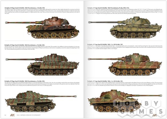 Руководство AK Interactive 1944 German Armour in Normandy: Camouflage Profile Guide фото 5