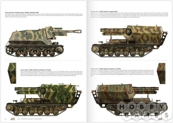 Руководство AK Interactive 1944 German Armour in Normandy: Camouflage Profile Guide фото 6