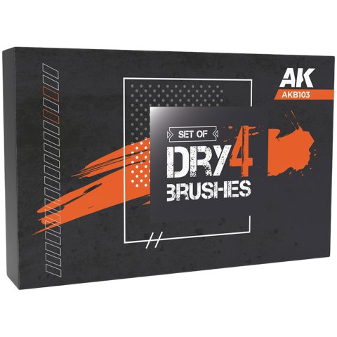 Набор кистей AK Interactive Dry Brushes Set