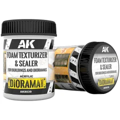 Текстурная паста AK Interactive Diorama: Foam Texturizer & Sealer for Buildings and Dioramas AK8039 (250 мл)