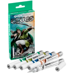 Набор маркеров AK Interactive Quick Marker: Elves AKMQ101