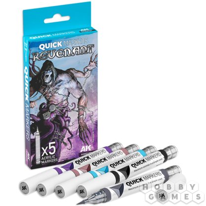 Набор маркеров AK Interactive Quick Markers: Revenant AKMQ102