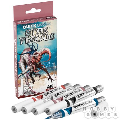 Набор маркеров AK Interactive Quick Markers: Star Plague AKMQ105