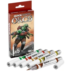 Набор маркеров AK Interactive Quick Markers Orcs AKMQ106